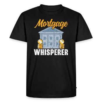 Credit Officer Job Profession Debt Loan Officer - Men's Premium Organic T-Shirt - black - Front - Nico (187cm)