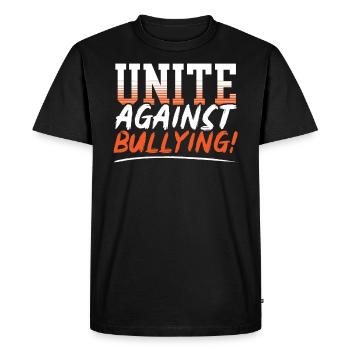 Unissons-nous contre l’intimidation Journée orange contre l’intimidation - T-shirt Premium bio Homme - noir - Devant - Nico (187cm)