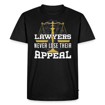 Judge Trial Courtroom Law Justice Attorney Lawyer - Men's Premium Organic T-Shirt - black - Front - Nico (187cm)