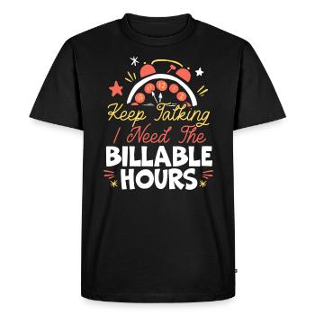 Judge Trial Courtroom Law Justice Attorney Lawyer - Men's Premium Organic T-Shirt - black - Front - Nico (187cm)