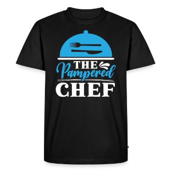 Culinary Gangster Pastry Chef Cooking Culinary - Men's Premium Organic T-Shirt - black - Front - Nico (187cm)