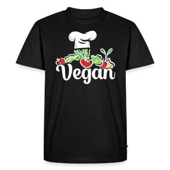 Culinary Gangster Pastry Chef Cooking Culinary - Men's Premium Organic T-Shirt - black - Front - Nico (187cm)
