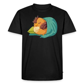 Éleveur de poulet Chuchoteur de poulet Animal de ferme - T-shirt Premium bio Homme - noir - Devant - Nico (187cm)
