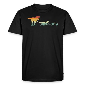 Éleveur de poulet Chuchoteur de poulet Animal de ferme - T-shirt Premium bio Homme - noir - Devant - Nico (187cm)