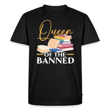 Read Banned Books Bookworm Book Lover Bibliophile - Men's Premium Organic T-Shirt - black - Front - Nico (187cm)