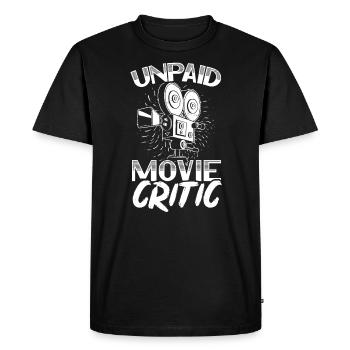 Répétition de théâtre Artiste Actrice Actrice - T-shirt Premium bio Homme - noir - Devant - Nico (187cm)