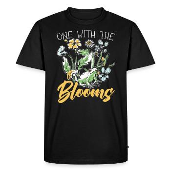 Cottagecore Champignon Esthétique Conservation de la nature - T-shirt Premium bio Homme - noir - Devant - Nico (187cm)