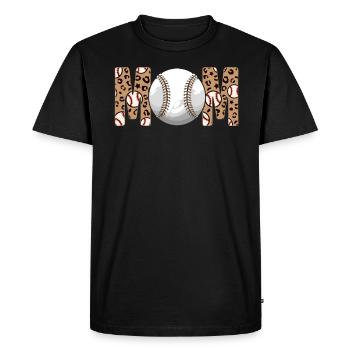 Baseball Mama Joueur de baseball Fête des mères - T-shirt Premium bio Homme - noir - Devant - Nico (187cm)