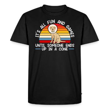 Veterinarian Animal Doctor Vet - Men's Premium Organic T-Shirt - black - Front - Nico (187cm)