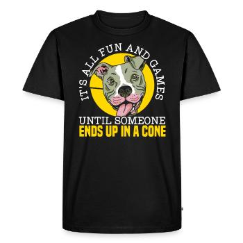 Veterinarian Animal Doctor Vet - Men's Premium Organic T-Shirt - black - Front - Nico (187cm)
