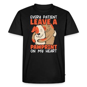 Animal Whisperer Veterinarian Animal Doctor Vet - Men's Premium Organic T-Shirt - black - Front - Nico (187cm)