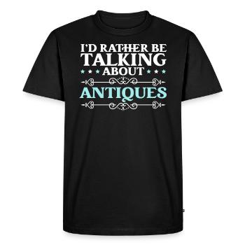 Antiquing Antique Lover Antique Hunting Antiquer - T-shirt Premium bio Homme - noir - Devant - Nico (187cm)