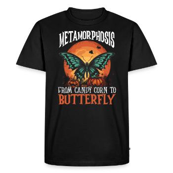 Papillon Halloween Trick Or Treat Insect Lover Lover - T-shirt Premium bio Homme - noir - Devant - Nico (187cm)