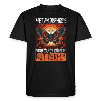Papillon Halloween Trick Or Treat Insect Lover Lover - T-shirt Premium bio Homme - noir - Devant - Nico (187cm)