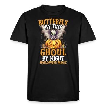 Papillon Halloween Trick Or Treat Insect Lover Lover - T-shirt Premium bio Homme - noir - Devant - Nico (187cm)