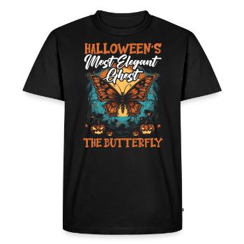 Papillon Halloween Trick Or Treat Insect Lover Lover - T-shirt Premium bio Homme - noir - Devant - Nico (187cm)