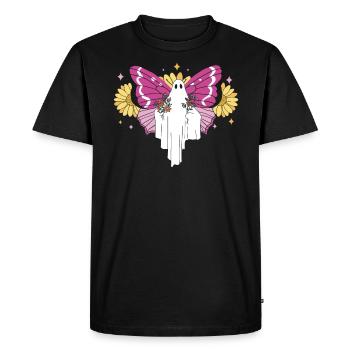 Papillon Halloween Trick Or Treat Insect Lover Lover - T-shirt Premium bio Homme - noir - Devant - Nico (187cm)