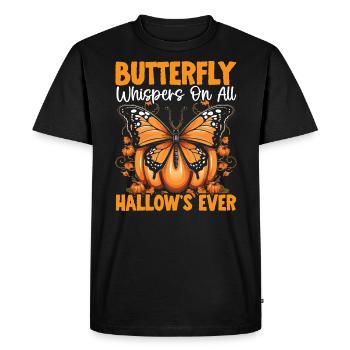 Papillon Halloween Trick Or Treat Insect Lover Lover - T-shirt Premium bio Homme - noir - Devant - Nico (187cm)
