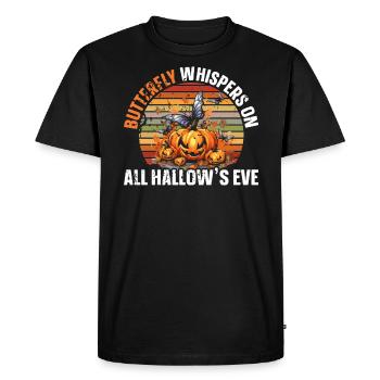 Papillon Halloween Trick Or Treat Insect Lover Lover - T-shirt Premium bio Homme - noir - Devant - Nico (187cm)