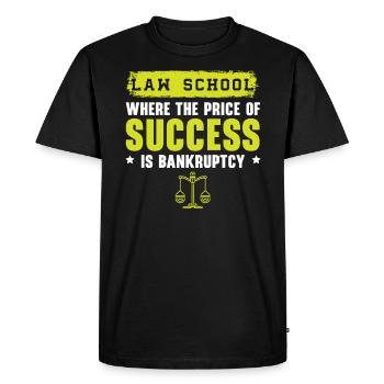 Juris Doctor Jurisprudence Droit Avocat Avocat - T-shirt Premium bio Homme - noir - Devant - Nico (187cm)
