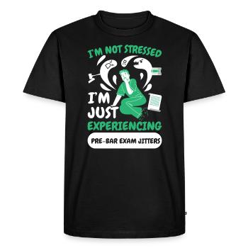 Juris Doctor Jurisprudence Droit Avocat Avocat - T-shirt Premium bio Homme - noir - Devant - Nico (187cm)