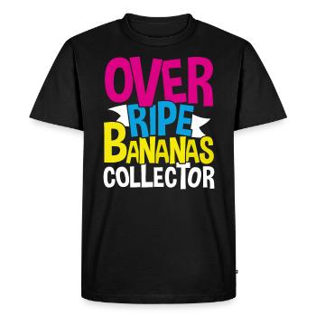 Pain aux bananes Baker Boulangerie Chef cuisinier Cuisiner - T-shirt Premium bio Homme - noir - Devant - Nico (187cm)