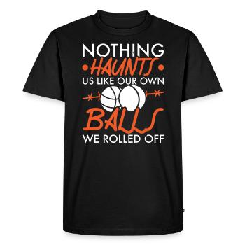 Bocce Ball Player Bocce Game Italian Sports Italy - Men's Premium Organic T-Shirt - black - Front - Nico (187cm)