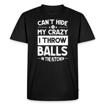 Bocce Ball Player Bocce Game Italian Sports Italy - Men's Premium Organic T-Shirt - black - Front - Nico (187cm)