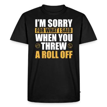 Bocce Ball Player Bocce Game Italian Sports Italy - Men's Premium Organic T-Shirt - black - Front - Nico (187cm)