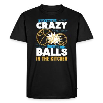 Bocce Ball Player Bocce Game Italian Sports Italy - Men's Premium Organic T-Shirt - black - Front - Nico (187cm)
