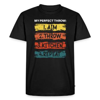 Bocce Ball Player Bocce Game Italian Sports Italy - Men's Premium Organic T-Shirt - black - Front - Nico (187cm)