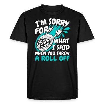 Bocce Ball Player Bocce Game Italian Sports Italy - Men's Premium Organic T-Shirt - black - Front - Nico (187cm)