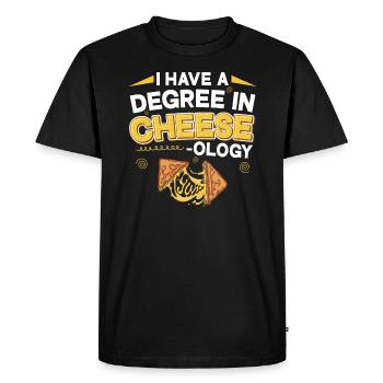 Love Grilled Cheese Please Cheesemaker Cheesy Food - T-shirt Premium bio Homme - noir - Devant - Nico (187cm)