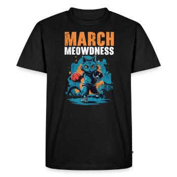 Basketball Cat Basketteur Joueur de basket-ball J’aime le basket-ball - T-shirt Premium bio Homme - noir - Devant - Nico (187cm)