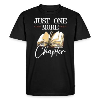 Book Lover Bookworm Reading Librarian Education - Men's Premium Organic T-Shirt - black - Front - Nico (187cm)
