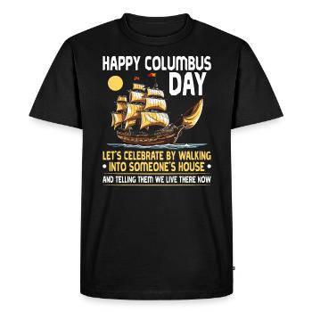 Aboriginal Indians Indigenous Native American Day - Men's Premium Organic T-Shirt - black - Front - Nico (187cm)