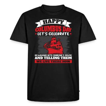 Aboriginal Indians Indigenous Native American Day - Men's Premium Organic T-Shirt - black - Front - Nico (187cm)