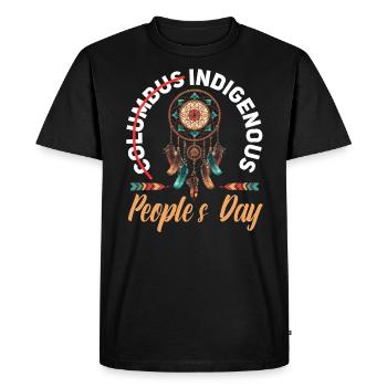 Aboriginal Indians Indigenous Native American Day - Men's Premium Organic T-Shirt - black - Front - Nico (187cm)