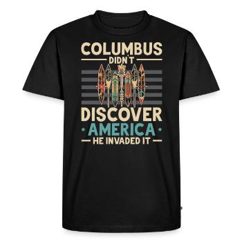 Aboriginal Indians Indigenous Native American Day - Men's Premium Organic T-Shirt - black - Front - Nico (187cm)