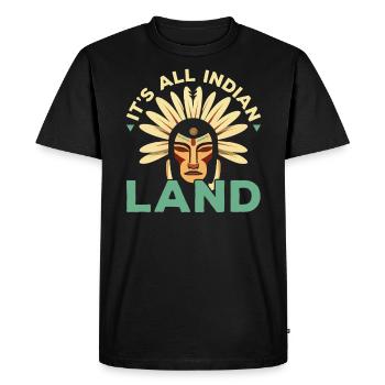 Aboriginal Indians Indigenous Native American Day - Men's Premium Organic T-Shirt - black - Front - Nico (187cm)