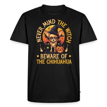 Chihuahua Halloween Puppy Trick Or Treat Dog Lover - T-shirt Premium bio Homme - noir - Devant - Nico (187cm)