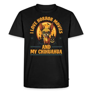 Chihuahua Halloween Puppy Trick Or Treat Dog Lover - T-shirt Premium bio Homme - noir - Devant - Nico (187cm)