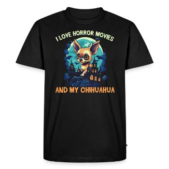 Chihuahua Halloween Puppy Trick Or Treat Dog Lover - T-shirt Premium bio Homme - noir - Devant - Nico (187cm)