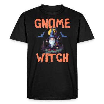Gnome de jardin Halloween Trick Or Treat Gardener - T-shirt Premium bio Homme - noir - Devant - Nico (187cm)
