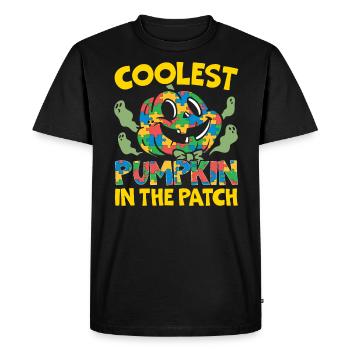 Autismus Halloween Süßes oder Saures Autismus-Bewusstsein - Männer Premium Bio T-Shirt - Schwarz - Vorne - Nico (187cm)