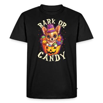 Chihuahua Halloween Puppy Trick Or Treat Dog Lover - T-shirt Premium bio Homme - noir - Devant - Nico (187cm)