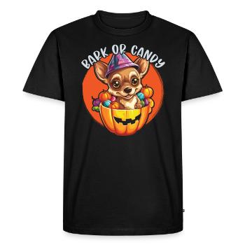Chihuahua Halloween Puppy Trick Or Treat Dog Lover - T-shirt Premium bio Homme - noir - Devant - Nico (187cm)