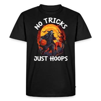 Basketball Halloween Trick ou Treat Spooky Baller - T-shirt Premium bio Homme - noir - Devant - Nico (187cm)
