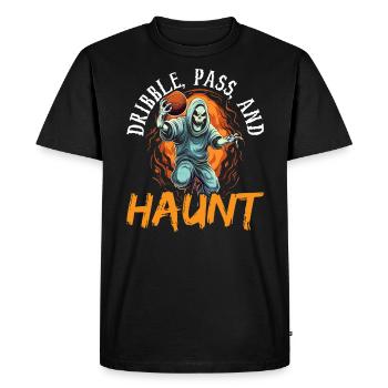 Basketball Halloween Trick ou Treat Spooky Baller - T-shirt Premium bio Homme - noir - Devant - Nico (187cm)