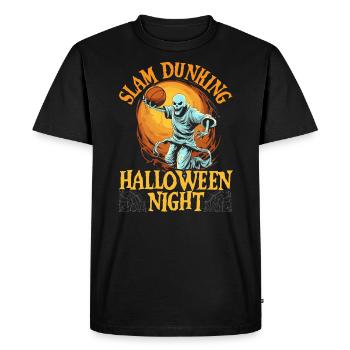 Basketball Halloween Trick ou Treat Spooky Baller - T-shirt Premium bio Homme - noir - Devant - Nico (187cm)